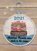 BBE 2021 ITH Christmas Ornament Year the presents were stuck at sea