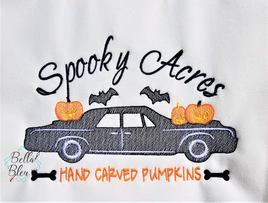 BBE - Spooky Acres Vintage Car Sketchy Halloween