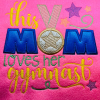 BBE This Mom Loves her gymnast applique