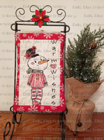 BBE Snowman Warm Wishes Scribble
