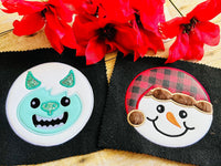 EJD Snowman and Yeti Applique