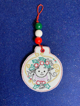 BBE - ITH Christmas Elf Girl Ornament