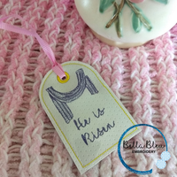 BBE ITH He is Risen Easter Tag