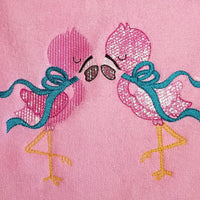 BBE Sketchy Flamingos with Bows