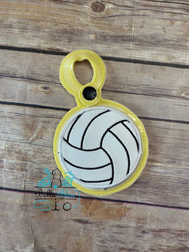 BBE Volleyball ITH Bag Tag Fob