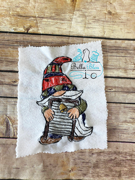 BBE Gnome playing the wash board Scribble Sketchy