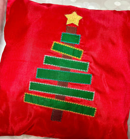 BBE Country Christmas Tree Applique Blanket Stitch