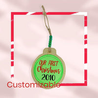 BBE - ITH Our First Christmas Ornament