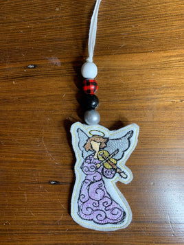 BBE Angel Christmas 10 Ornament ITH