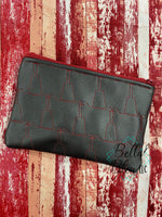 BBE - Cowbell Stipple Zipper Wallet bag ith