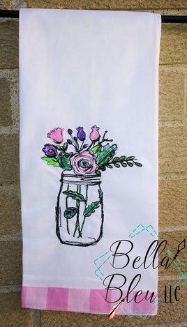 BBE Flowers in Jar sketchy