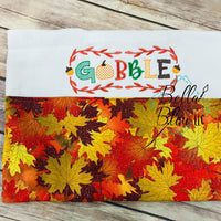 BBE - Thanksgiving Gobble saying embroidery design