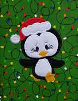 BBE Christmas Penguin Applique