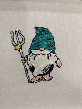 BBE Sea Gnome 1 with a Trident Scribble Sketchy design