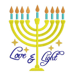BBE Hanukkah Light and Love design