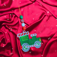 BBE FSL Christmas Train ITH Christmas Ornament