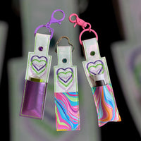 BBE Open Hearts ITH Chapstick USB Holder