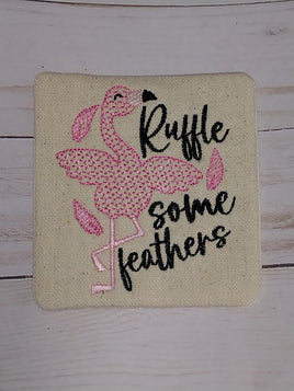 BBE Ruffle some feathers Flamingo Design