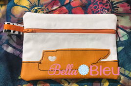 BBE -ITH State of Tennessee Wallet Zipper Bag