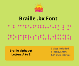 HL Braille Font .bx HL6375