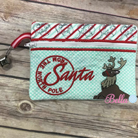 BBE - Christmas ITH Zipper Bag Reindeer Pattern