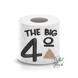 BBE -40th Birthday toilet paper design