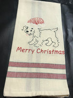 AGD 9194 Vintage Christmas Puppy