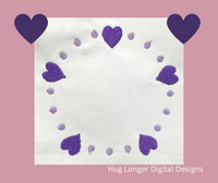 HL Hearts & Dots Monogram Frame HL6381