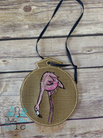 BBE Flamingo ITH Ornament Set