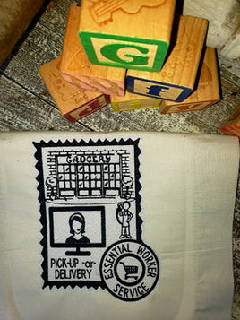 GRF Essential Worker Service Postage Stamp 5x7 2 Files