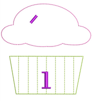 AGD 10218 Cupcake Puzzle 1-10