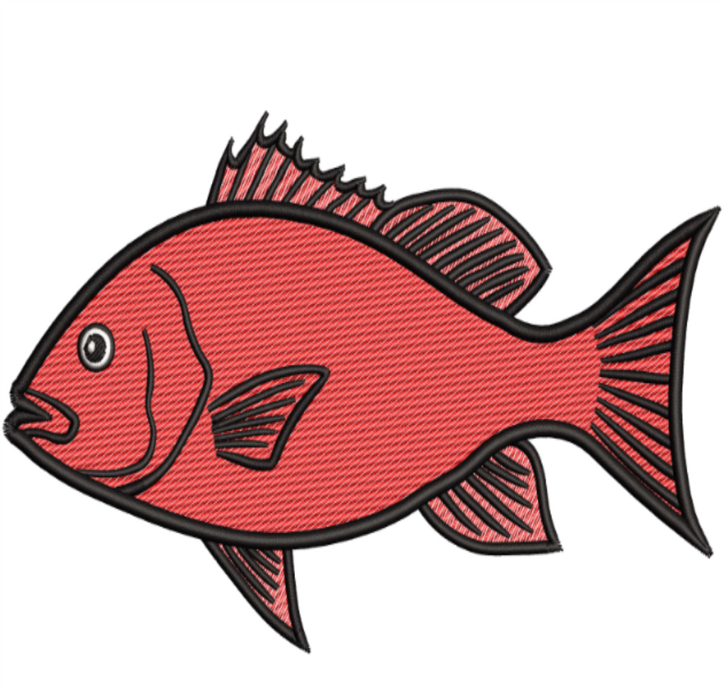 AGD 10048 Sketchy Red Fish