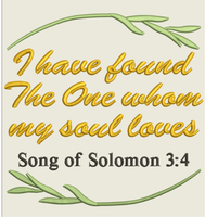 AGD 2766 Song of Solomon 3:4