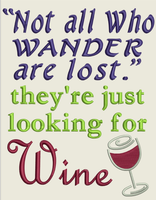 AGD 2834 Not all that wander-Wine
