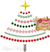 AM Christmas Tree Border Design