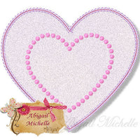 BBE Candlewick Heart Applique