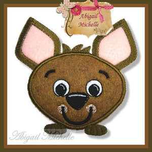 BBE  Chihuahua Face Applique - 3 Sizes