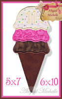 AM Ice Cream Cone Banner Add On