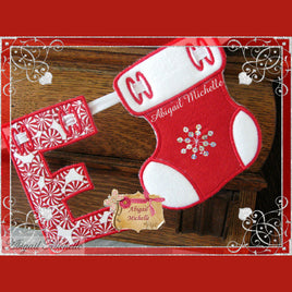 AM Christmas Stocking Banner Add On - 3 Sizes