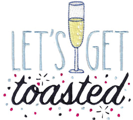 BCE Let's Get Toasted Adult Saying