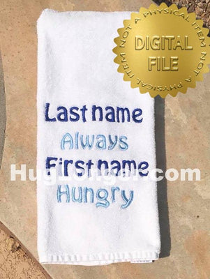 HL Always Hungry HL2366 embroidery file
