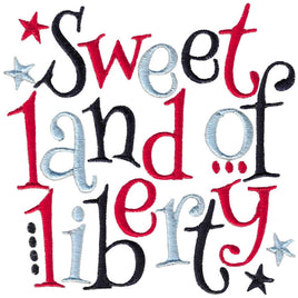 BCD Sweet Land of Liberty Saying