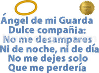 HL Angel de mi gaurda (Spanish) HL2402 embroidery file