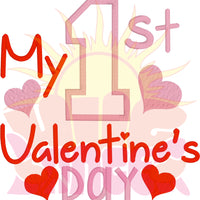 HL My 1st Valentine’s Day HL5764 embroidery file