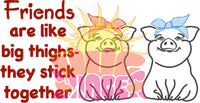Big Thighs Friends HL5757 embroidery file