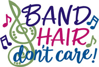 TD - Band Hair Don't Care SVG and Embroidery