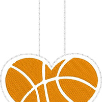 DBB Basketball Heart Snap Tab