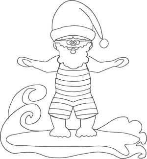 HL Bean Stitch Aussie Santa HL5723 embroidery file