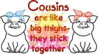 Big Thighs Cousins HL5756 embroidery file