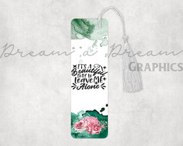 DADG Beautiful Day Bookmark design - Sublimation PNG